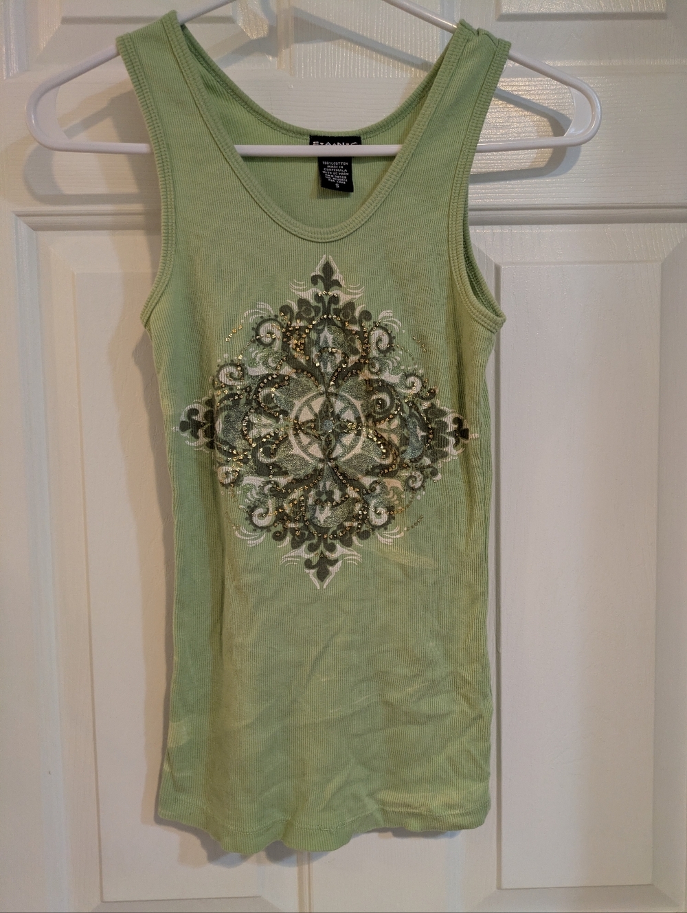 Fang Green Top